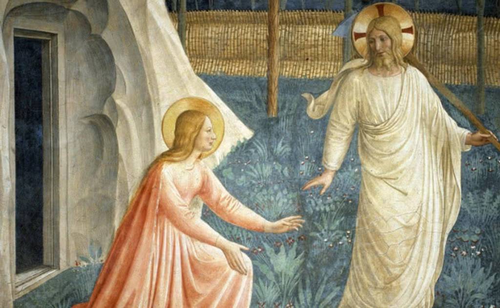 "Noli Me Tangere" by Fra Angelico, a renowned early Italian Renaissance painter and Dominican friar.